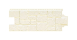 Фасадная панель GL Крупный камень Classic молочный