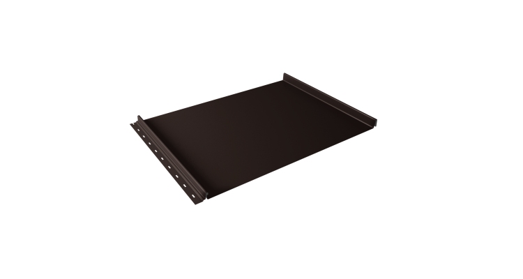 Кликфальц Grand Line 0,45 PE с пленкой на замках RAL 8017 шоколад