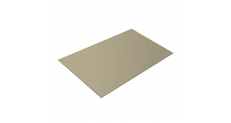 Плоский лист 0.5 Satin RAL 1015 светлая слоновая кость