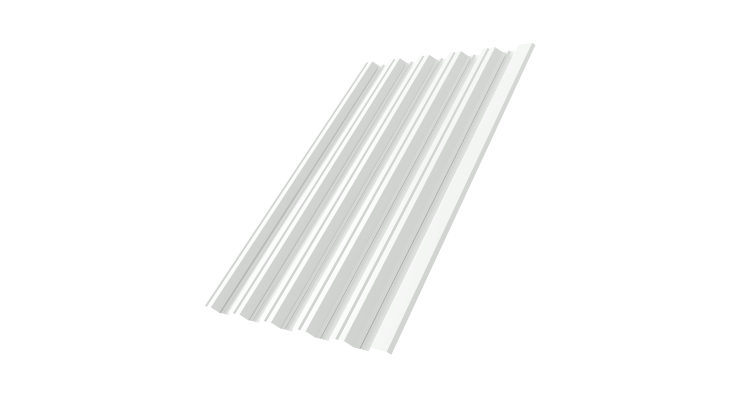 Профнастил НС35R 0,5 Satin RAL 9003 сигнальный белый