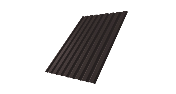 Профнастил С20А 0.5 PurLite Мatt RAL 9005 черный