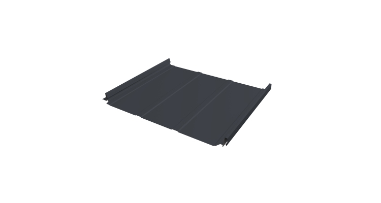 Кликфальц Pro Line Grand Line 0,5 Rooftop Бархат с пленкой на замках RAL 7024 мокрый асфальт