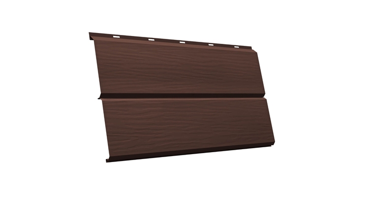 ЭкоБрус 3D 0,345 GL 0.5 PurPro Matt 275 с пленкой RAL 8017 шоколад