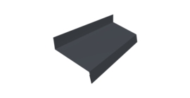 Отлив простой 50 0,5 PurLite Matt RAL 7024 мокрый асфальт (2м)