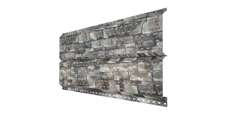 Софит Металл Профиль Lбрус-15х240 (ECOSTEEL-01-Белый Камень ПР-0.5)