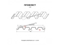 Профнастил Н60 x 845A ECOSTEEL 01 Мореный Дуб 0,5 мм