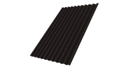 Профнастил С21R 0.45 PE-Double RAL 9005 черный