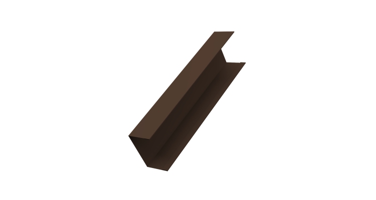 Крышка жалюзи Milan, Tokyo для калиток, ворот 0,45 PE-Double RAL 8017 шоколад (2,5м)