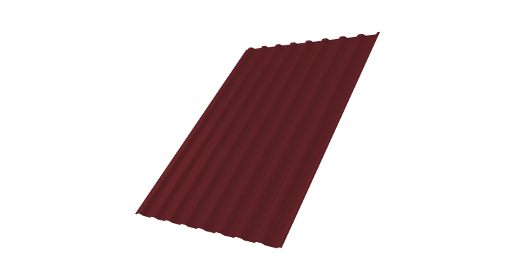 Профнастил С20В 0,4 PE RAL 3005 красное вино