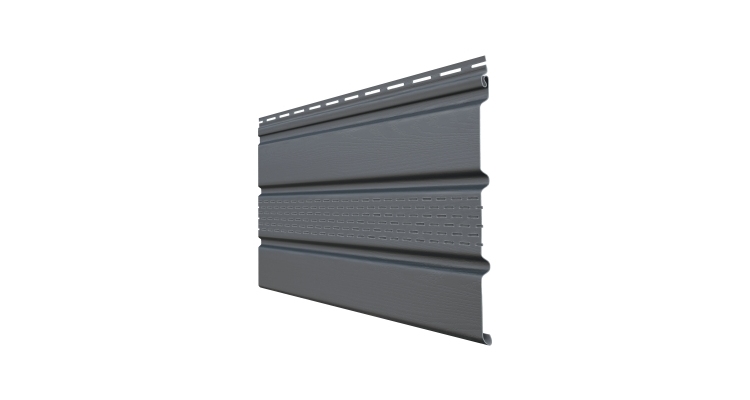 Софит Premium Acryl GL частично перфорированный графит (3,0м)