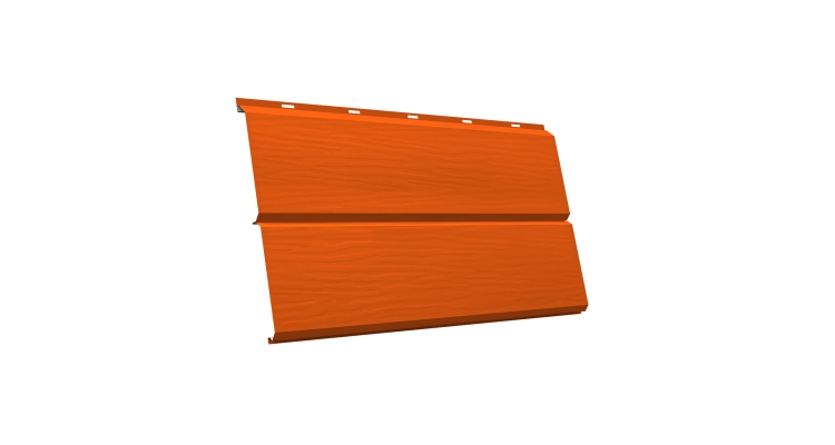 ЭкоБрус 3D 0,345 GL 0.45 PE с пленкой RAL 2004 оранжевый