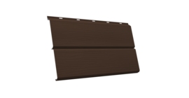 ЭкоБрус 3D 0,345 GL 0.45 Drap TR с пленкой RAL 8017 шоколад