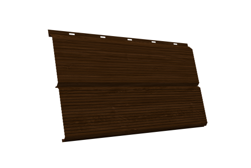 ЭкоБрус 0,345 Gofr 0.45 Print Elite Choco Wood TwinColor