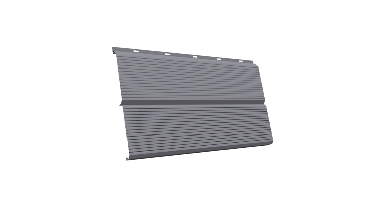 ЭкоБрус 0,345 Gofr GL 0.5 Satin RAL 7004 сигнальный серый