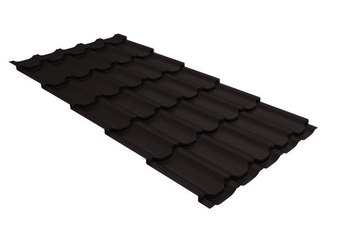 Металлочерепица квинта плюс 0,45 Drap ST RAL 9005 черный