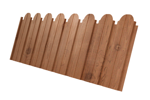 Профнастил C10B фигурный 0.45 Print Premium Pine Wood Fresh