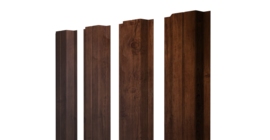 Штакетник П-образный A с прямым резом 0,45 Print Premium Cherry Wood Fresh TwinColor