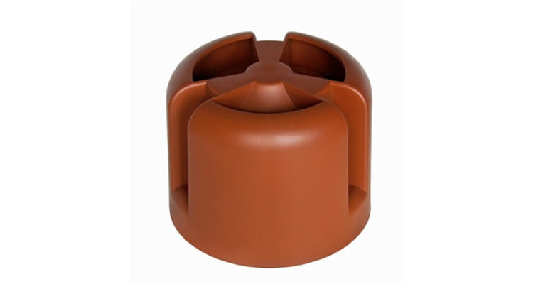 Колпак Krovent Hupcap 110 красно-коричневый