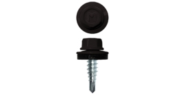 Саморез по металлу Daxmer 4.8х19 RAL 9005 (250) сверло №2