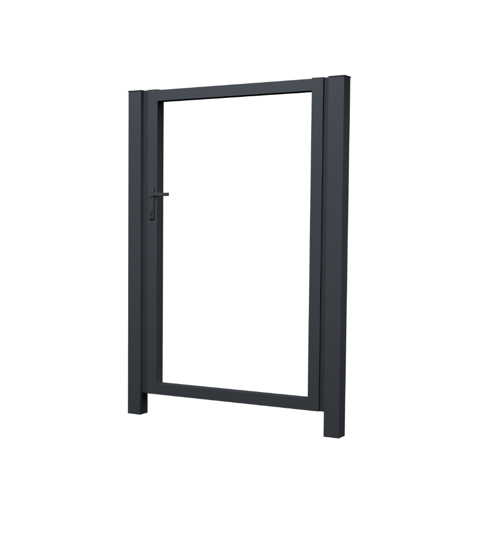 Калитка Жалюзи Texas 1.5х1 RAL 7024 без заполнения (ламель150 мм)