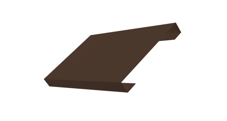 Ламель лицевая 150 забора жалюзи Texas 0.5 Atlas X с пленкой RAL 8017 шоколад