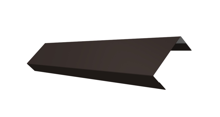 Ламель лицевая 50 забора жалюзи Texas 0.5 Drap TX RR 32 темно-коричневый