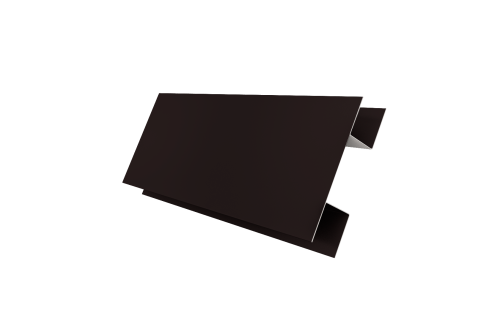 Планка H-образная Экобрус 0,5 Drap TX RAL 9005 черный (3м)