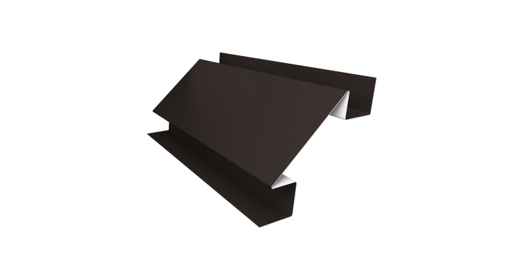 Планка угла внутреннего сложного Экобрус Grand Line 0,45 Drap TX RR 32 темно-коричневый (2м)