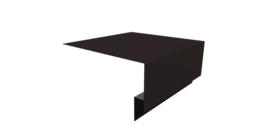 Планка околооконная сложная Экобрус Grand Line 250х75х25 0,45 Drap ST RAL 9005 черный (3м)