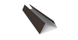Планка стыковочная составная нижняя 0,5 Drap TX RR 32 темно-коричневый (2м)
