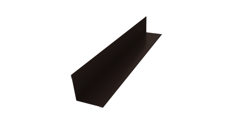 Угол внутренний 50х50 0,5 Drap RR 32 темно-коричневый (2м)