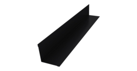 Угол внутренний 30х30 0,5 Drap RAL 9005 черный (3м)
