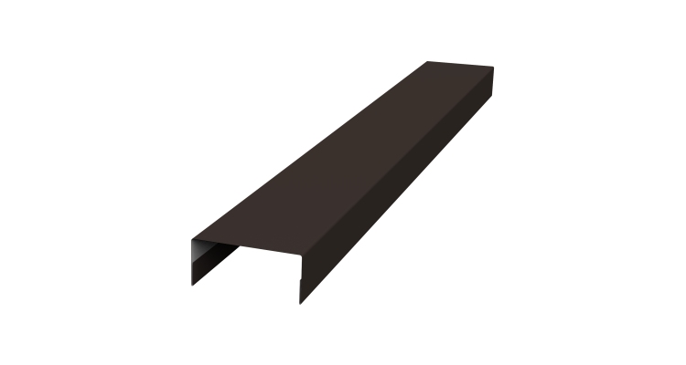 Крышка 30х20 жалюзи Texas 0,45 Drap RR 32 темно-коричневый (3м)