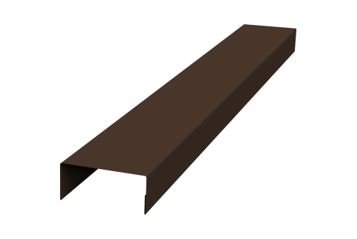 Крышка 30х20 жалюзи Texas 0,5 Satin RAL 8017 шоколад (2м)