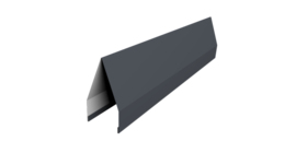 Ламель забора жалюзи Tokyo 0,5 PurLite Matt с пленкой RAL 7024 мокрый асфальт