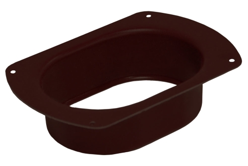 Воронка врезная Vortex Matt 127мм RAL 8017 шоколад